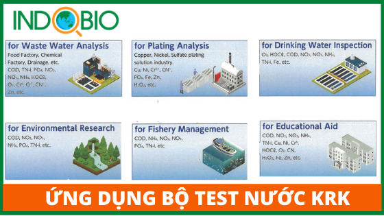 ứng dụng bộ test nước krk