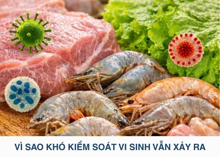 Vì sao rủi ro, khó kiểm soát vi sinh vẫn xảy ra