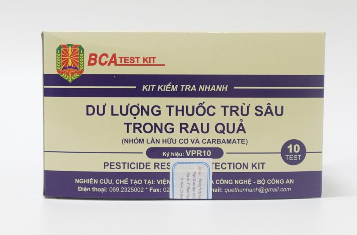 Cách test nhanh thuốc bảo vệ thực vật tại chỗ
