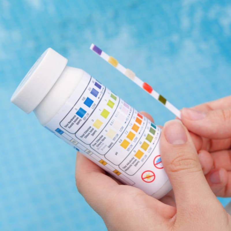 que test nước hồ bơi - spa Johnson