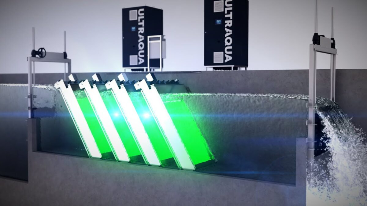 Khử trùng nước thải bằng tia UV